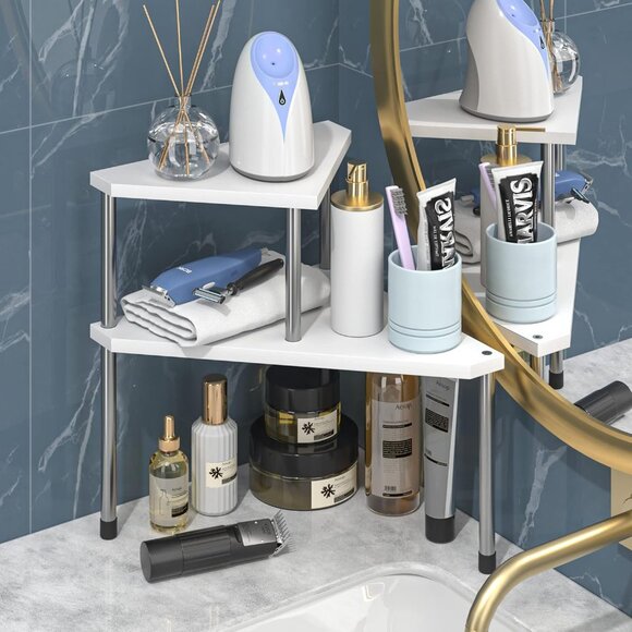 Bathroom Countertop Organizer Counter Shelf - Bathroom Organization - Picture 2 of 6